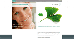 Desktop Screenshot of acsana.ch